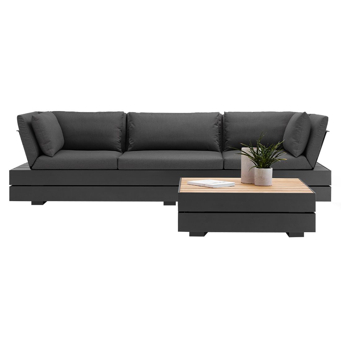 Solpuri Boxx Loungeset 5-tlg. Aluminium/Acryl