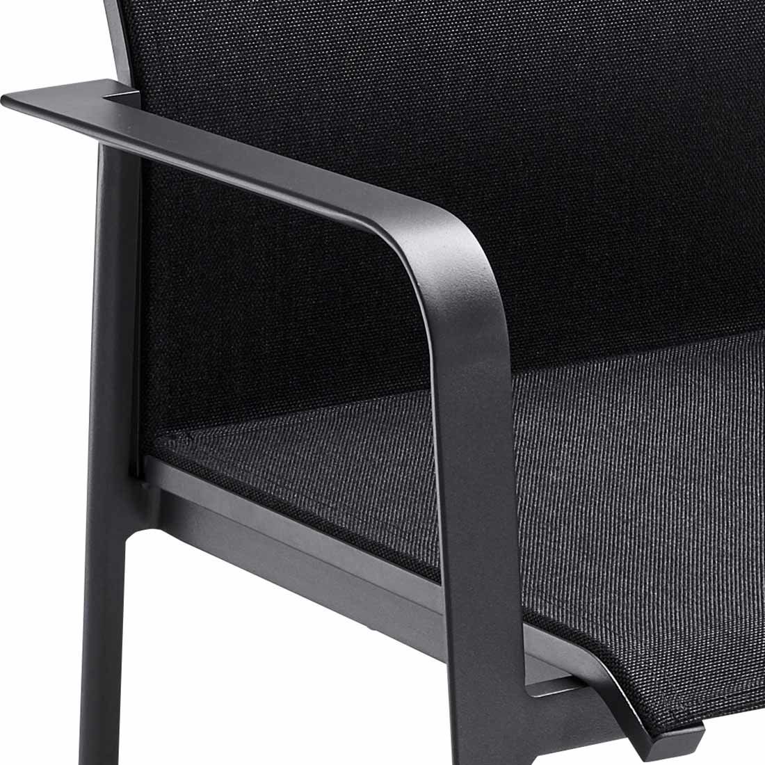 Solpuri Breeze Stapelsessel Aluminium/Textilene