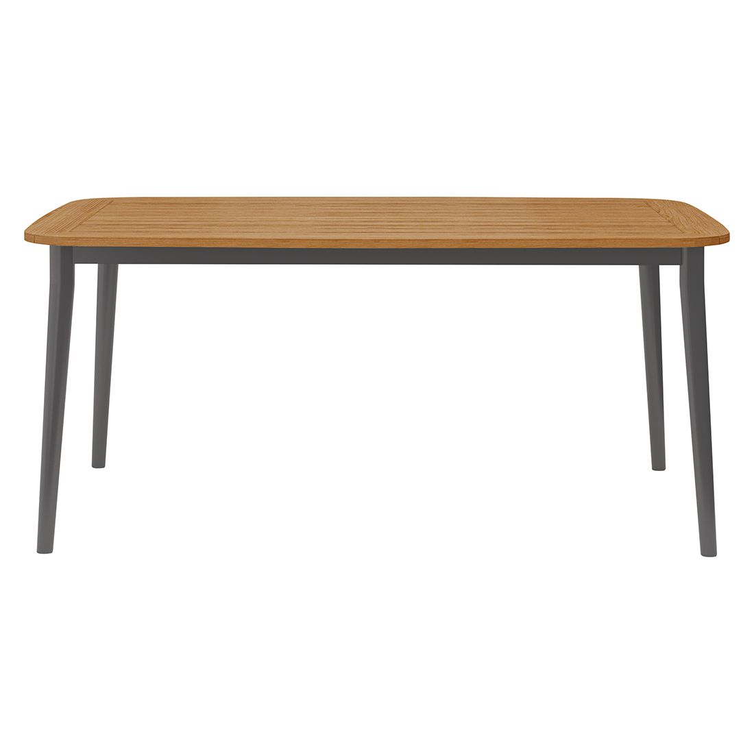 Solpuri Charlie Gartentisch 170x100 cm Aluminium/Teak