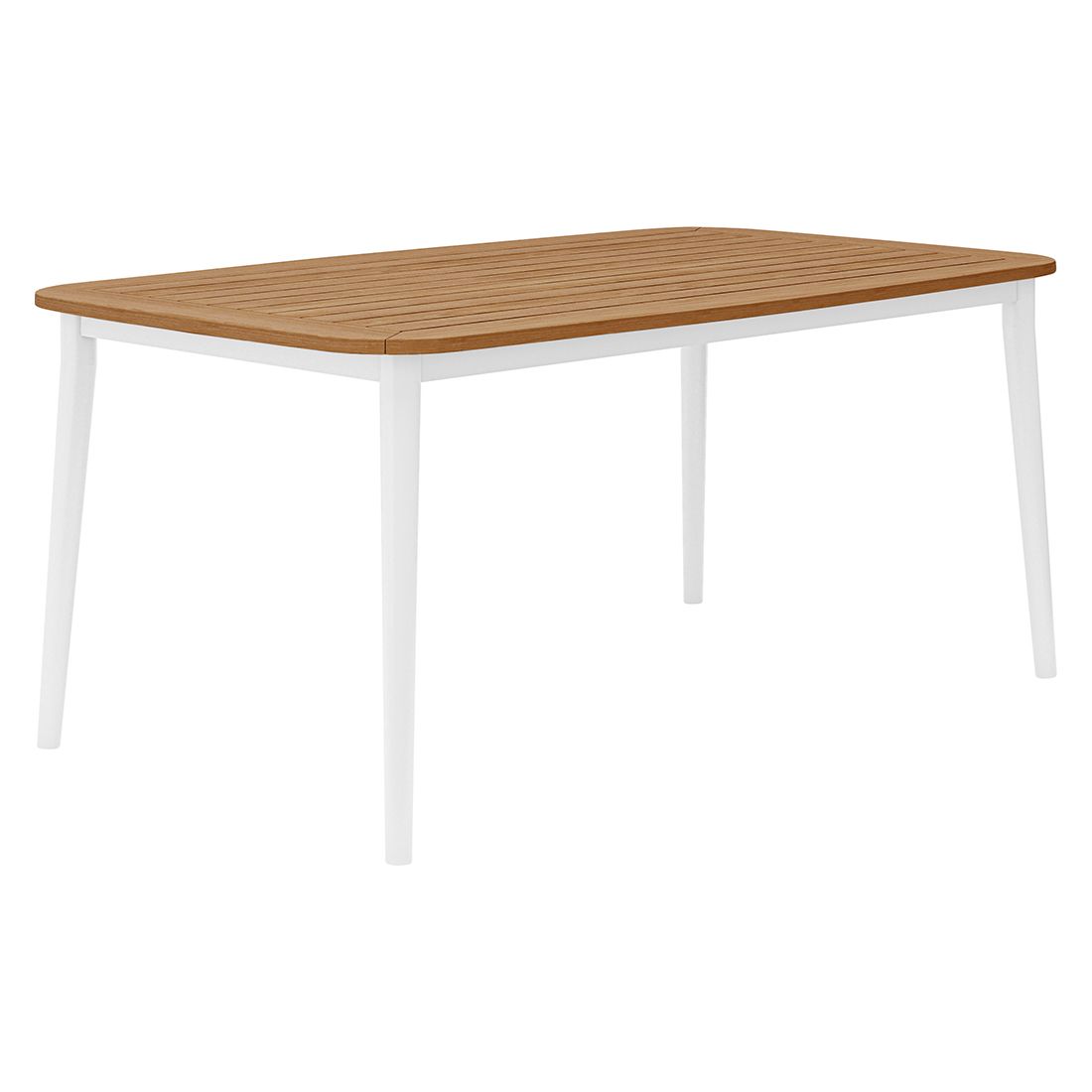 Solpuri Charlie Gartentisch 170x100 cm Aluminium/Teak
