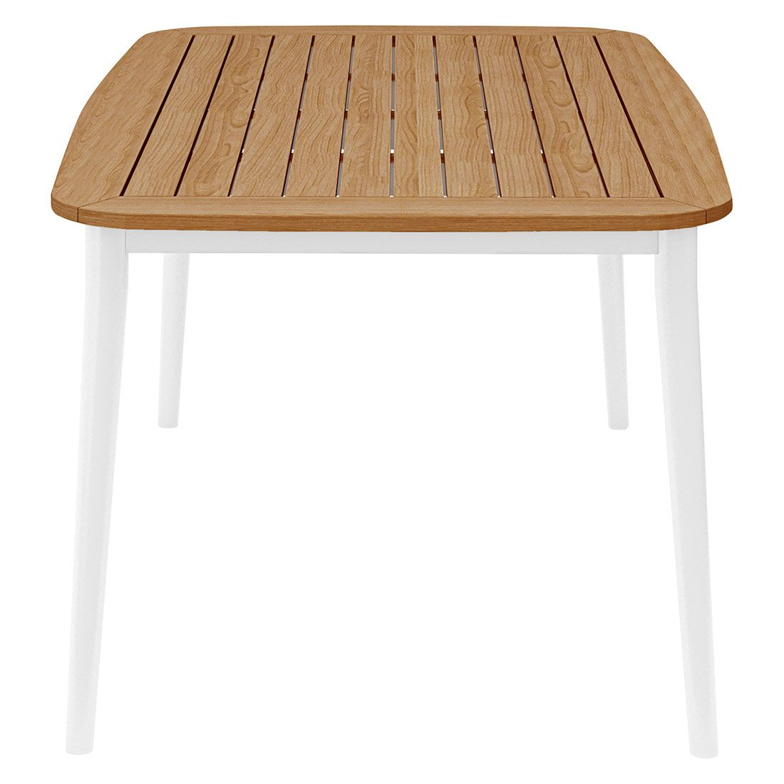 Solpuri Charlie Gartentisch 170x100 cm Aluminium/Teak