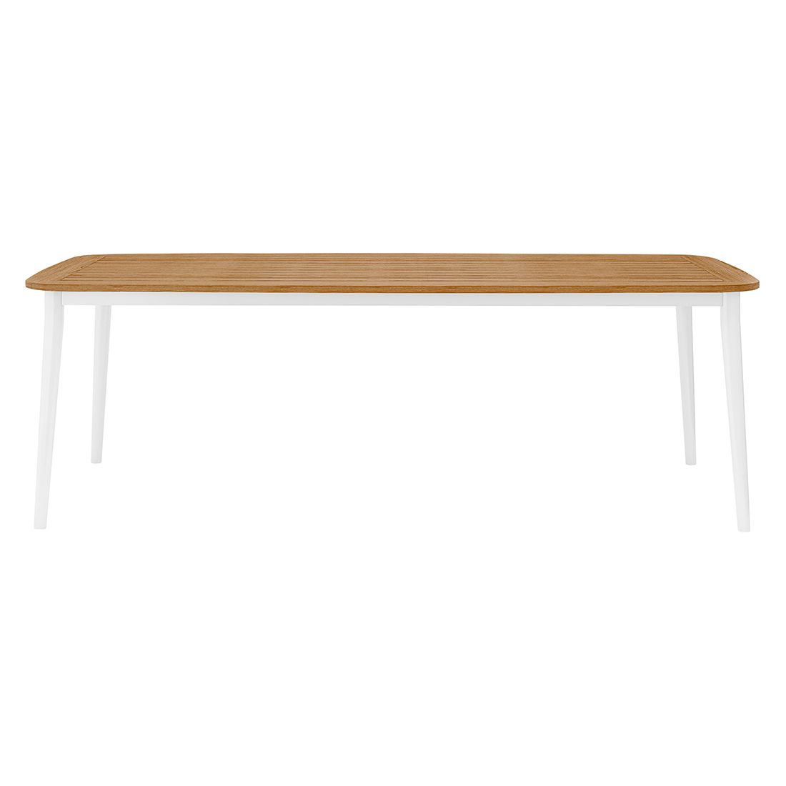Solpuri Charlie Gartentisch 230x100 cm Aluminium/Teak