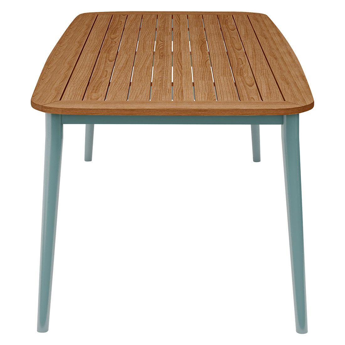 Solpuri Charlie Gartentisch 230x100 cm Aluminium/Teak