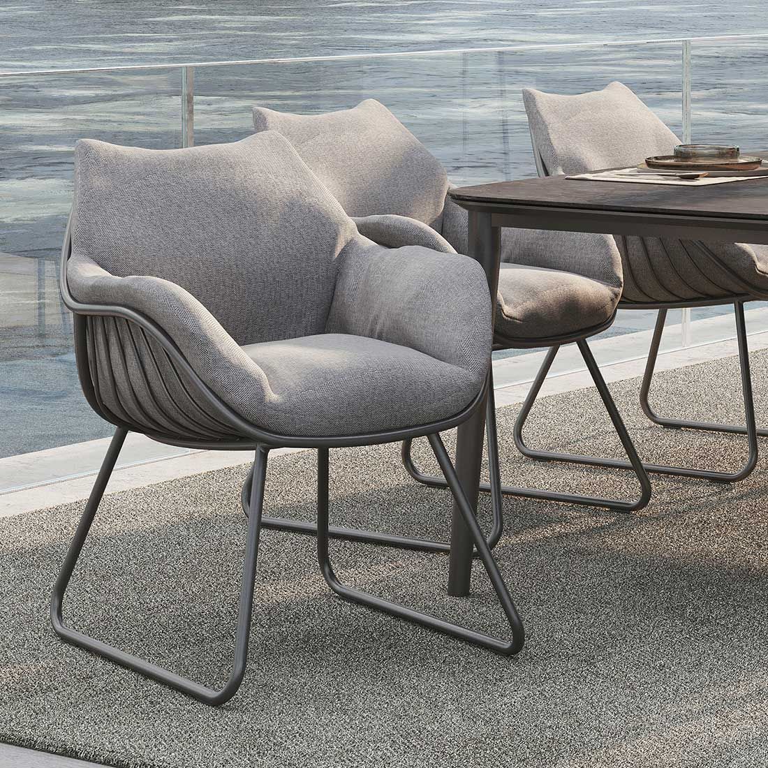 Solpuri Chill Gartensessel Aluminium/Acryl