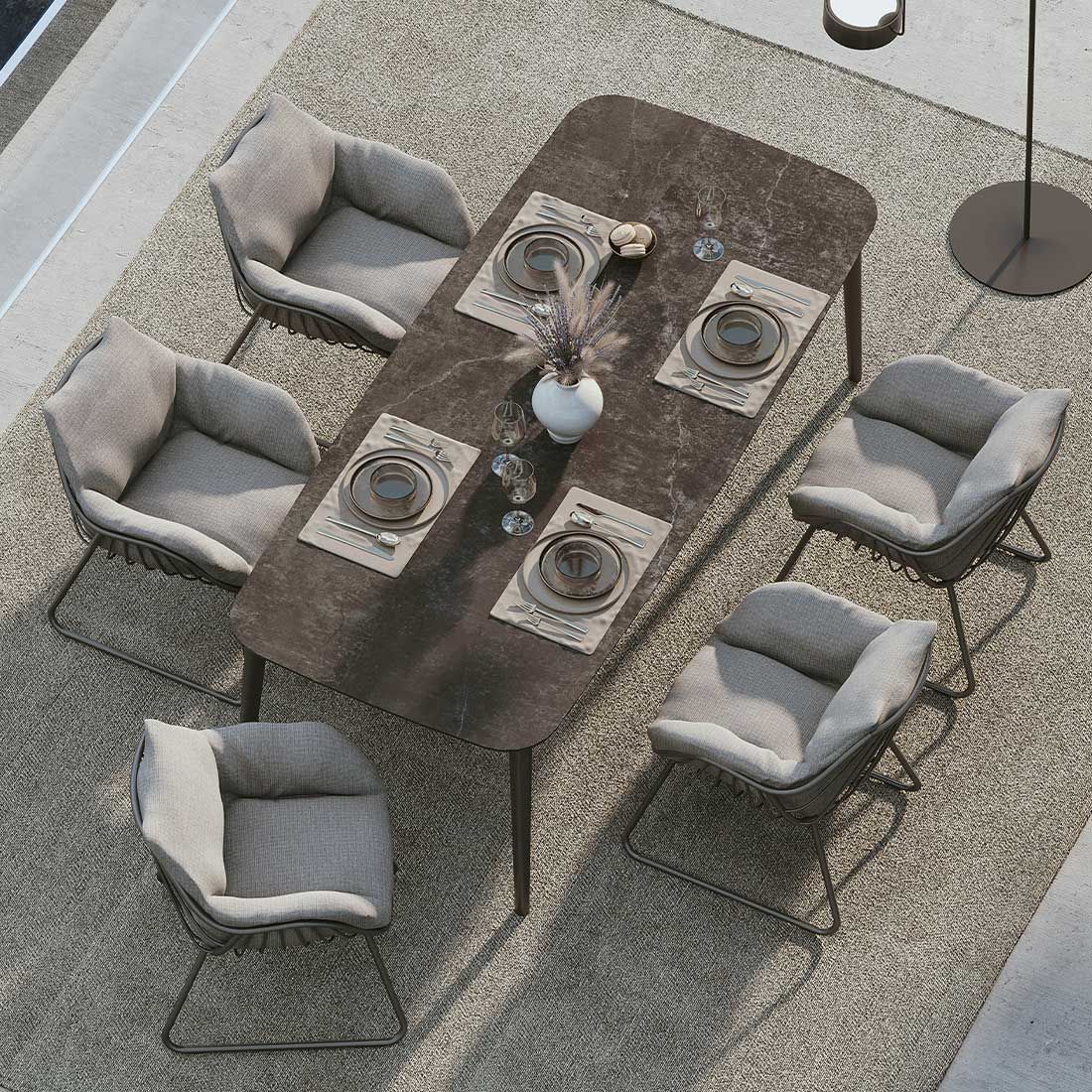 Solpuri Chill Gartensessel Aluminium/Acryl