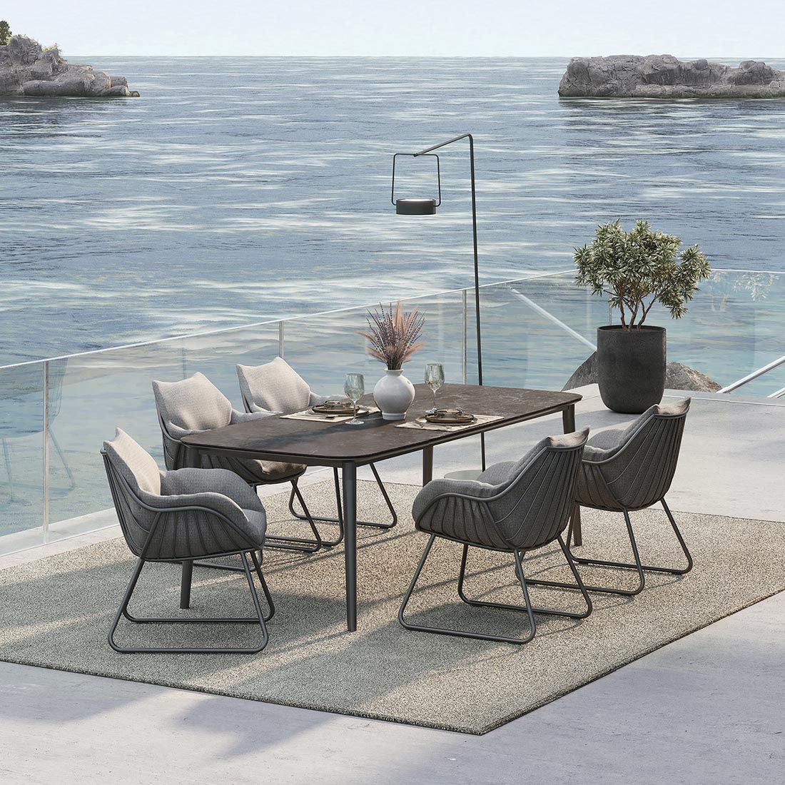 Solpuri Chill Gartensessel Aluminium/Acryl