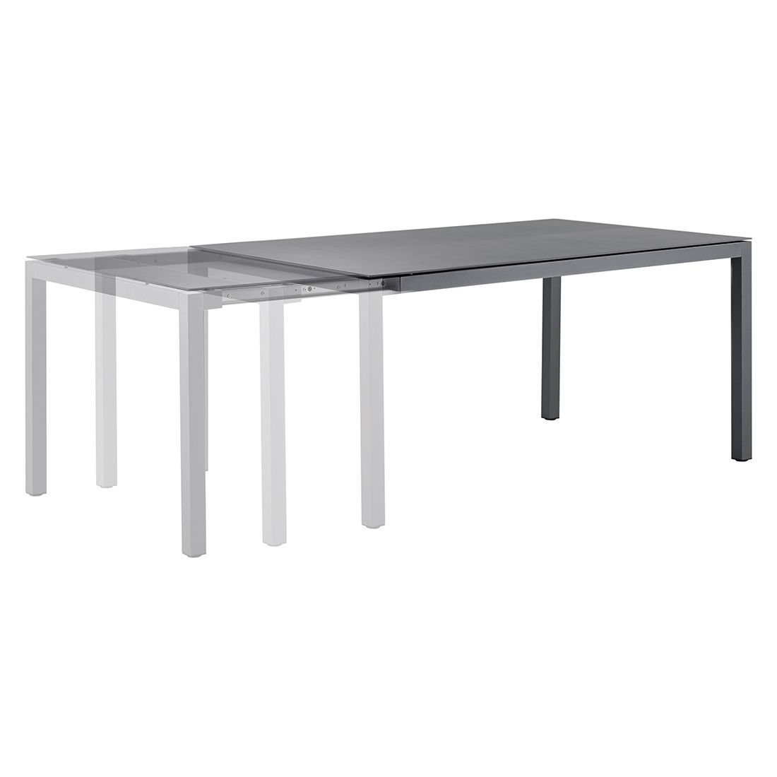 Solpuri Classic Ausziehtisch 160/220x100 cm Aluminium/Dekton