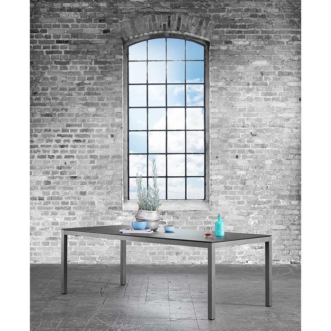 Solpuri Classic Ausziehtisch 160/220x100 cm Aluminium/Dekton