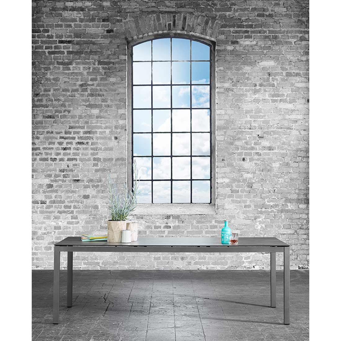 Solpuri Classic Ausziehtisch 160/220x100 cm Aluminium/Dekton