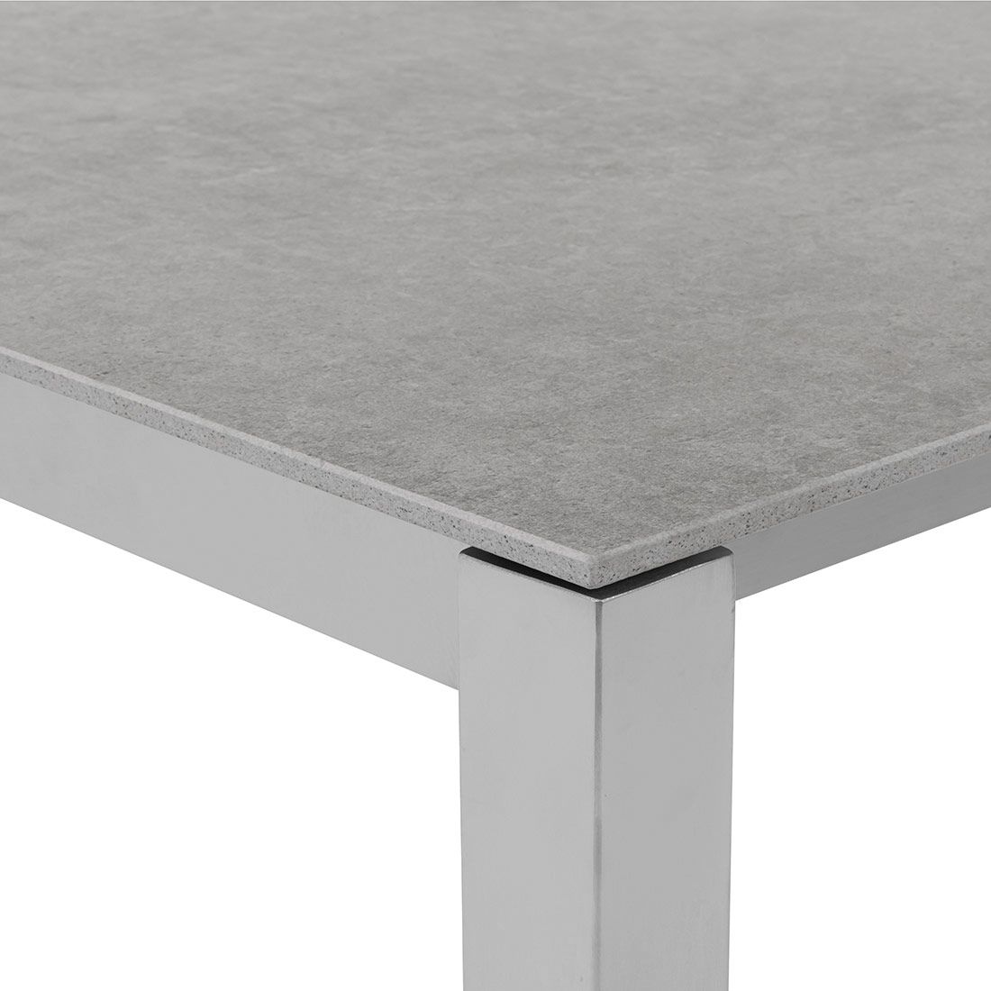 Solpuri Classic Ausziehtisch 160/220x100 cm Edelstahl/Dekton