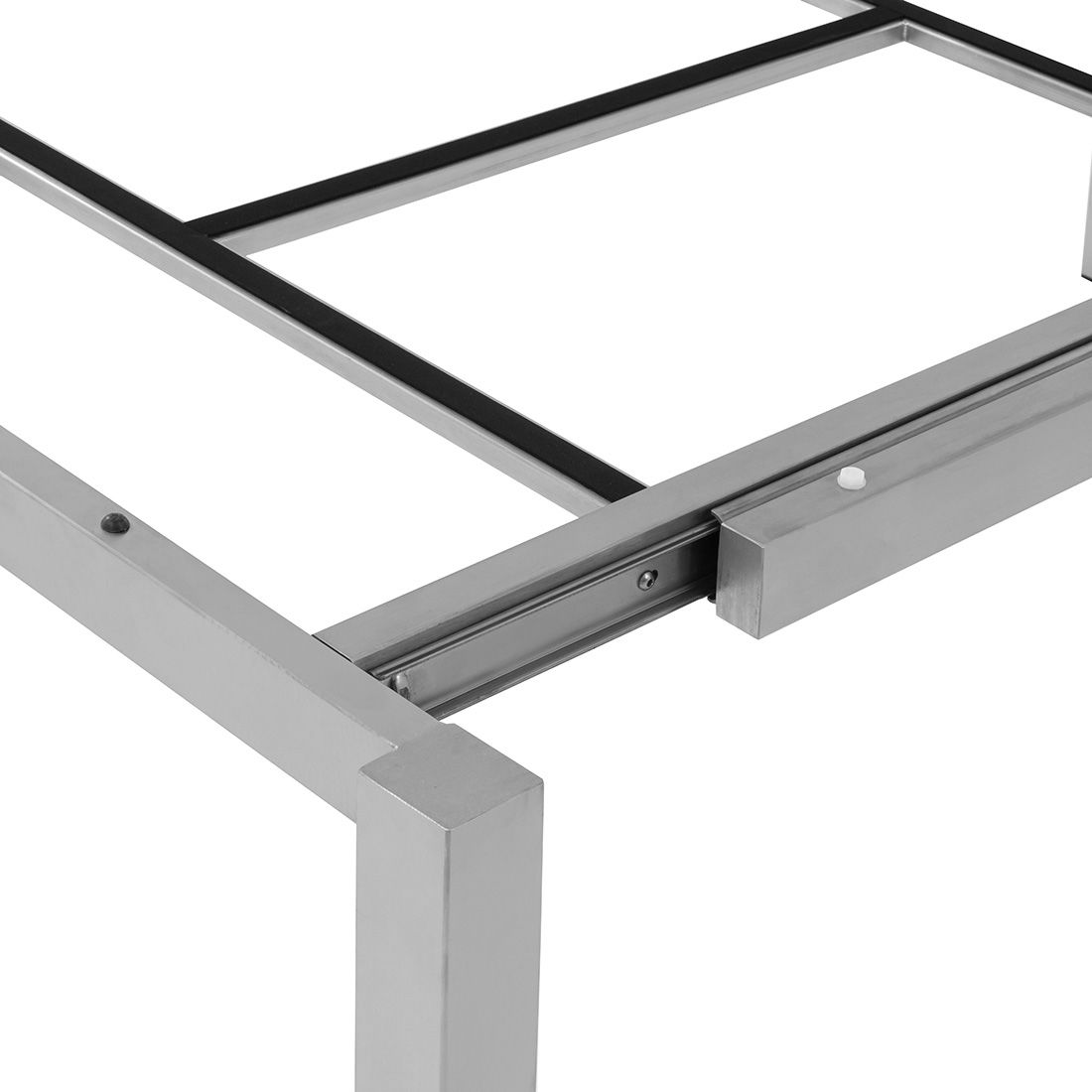 Solpuri Classic Ausziehtisch 160/220x100 cm Edelstahl/Dekton