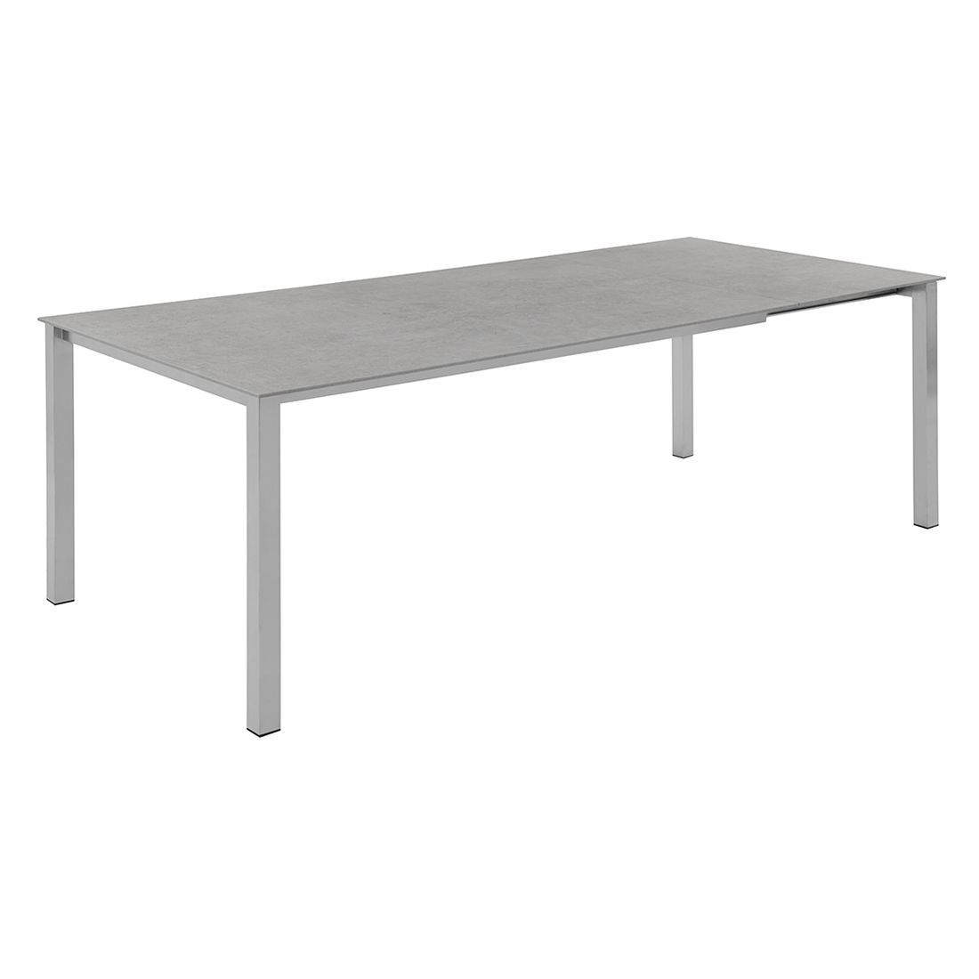 Solpuri Classic Ausziehtisch 160/220x100 cm Edelstahl/Dekton