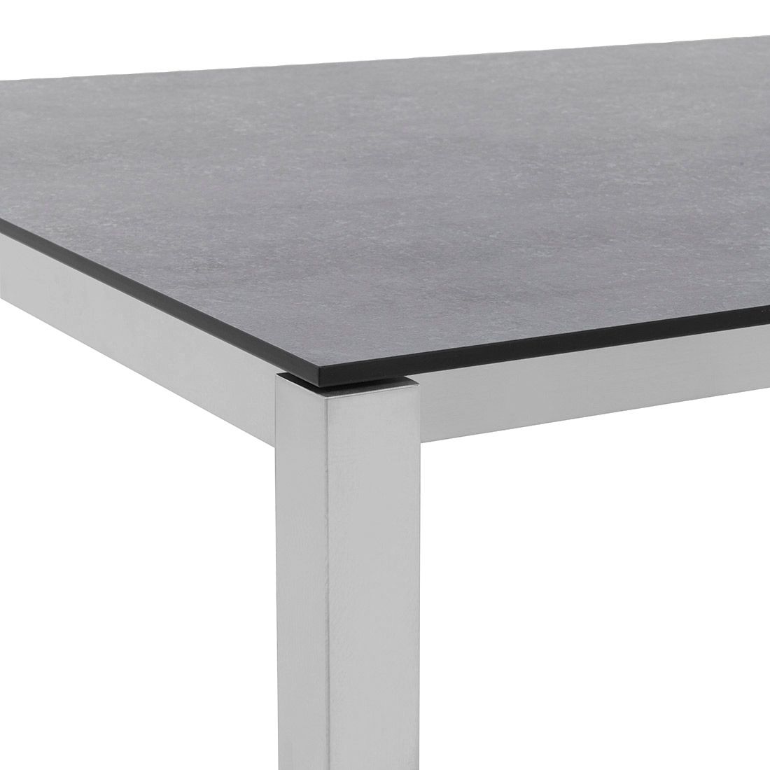 Solpuri Classic Ausziehtisch 160/220x100 cm Edelstahl/HPL