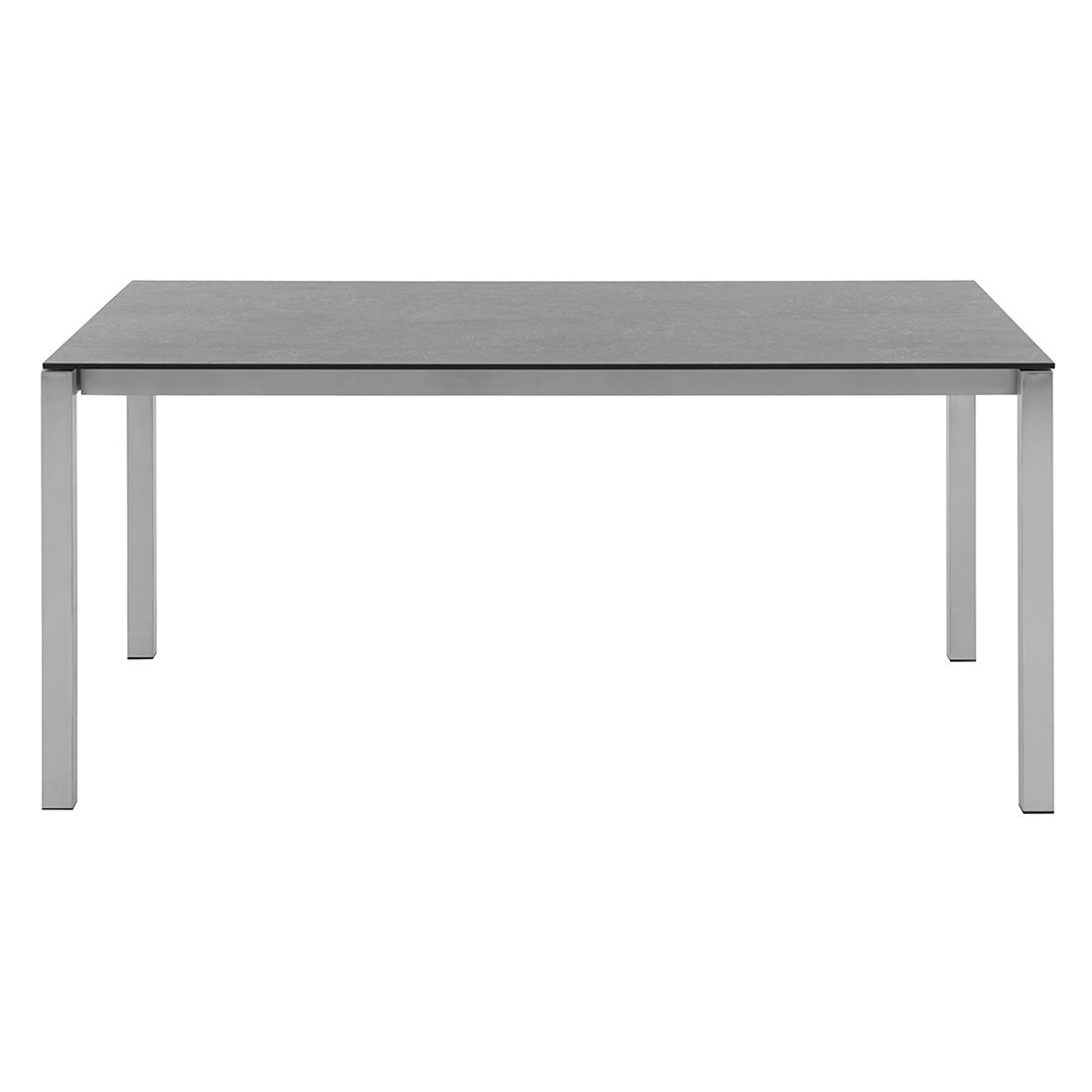 Solpuri Classic Ausziehtisch 160/220x100 cm Edelstahl/HPL