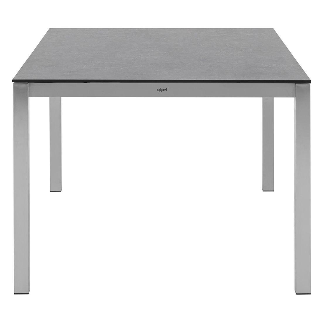 Solpuri Classic Ausziehtisch 160/220x100 cm Edelstahl/HPL