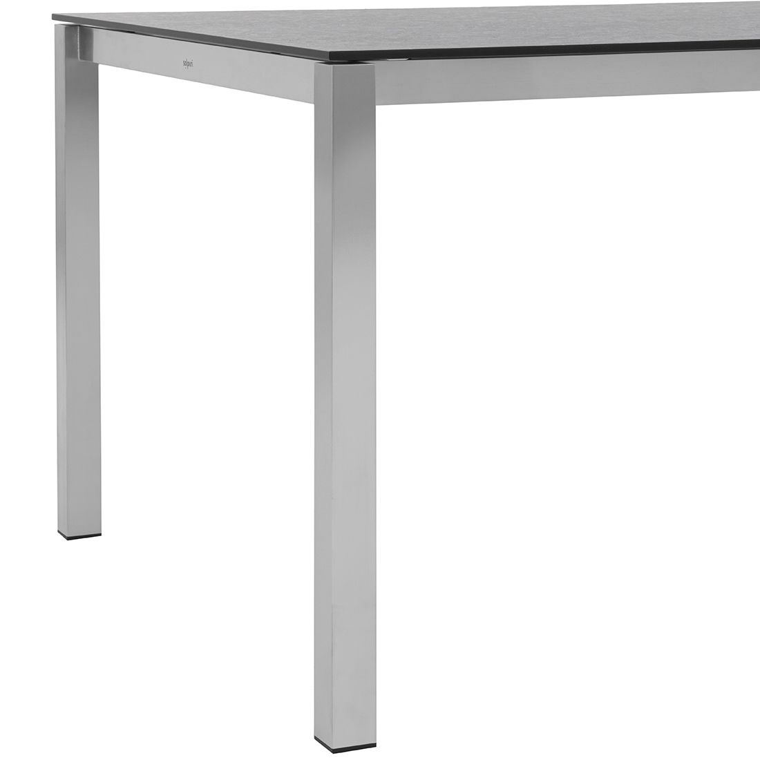 Solpuri Classic Ausziehtisch 160/220x100 cm Edelstahl/HPL