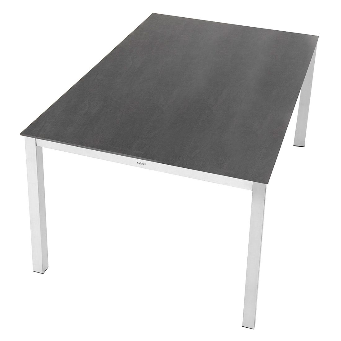 Solpuri Classic Gartentisch 160x100 cm Edelstahl/Dekton