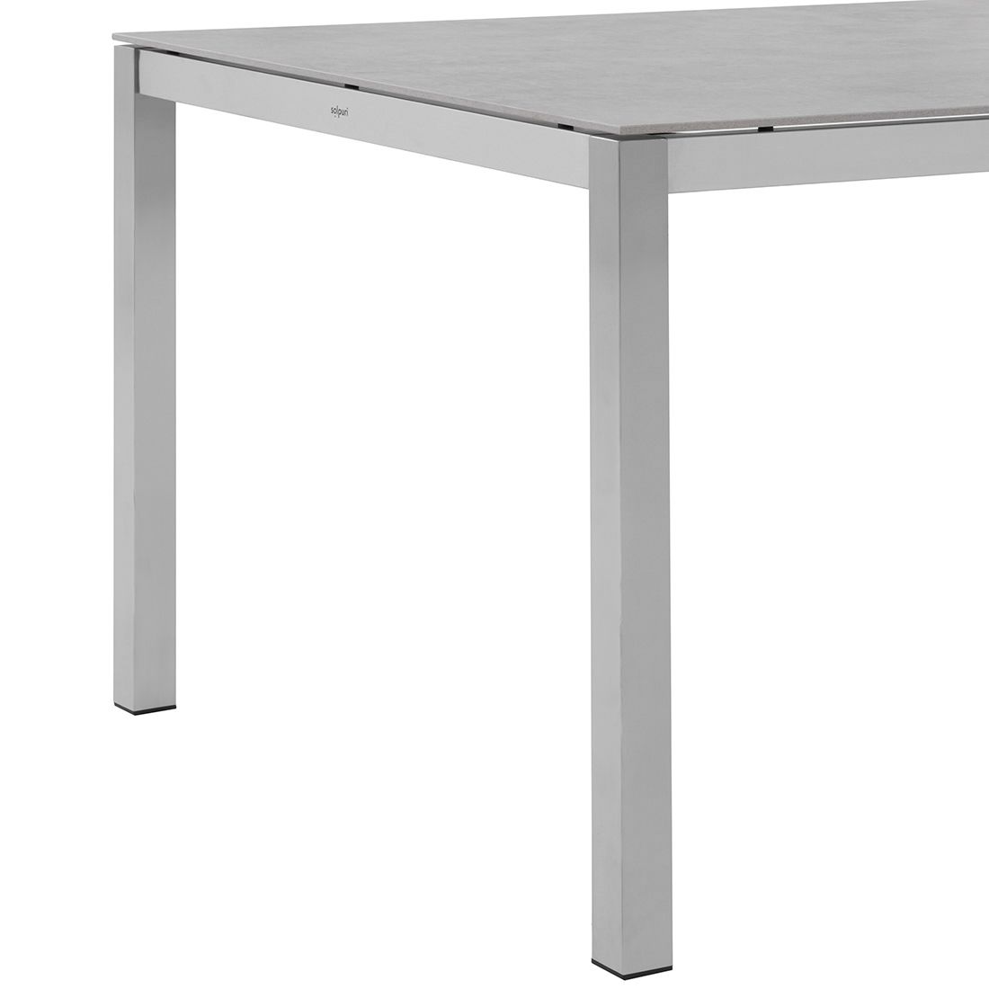 Solpuri Classic Gartentisch 220x100 cm Edelstahl/Dekton