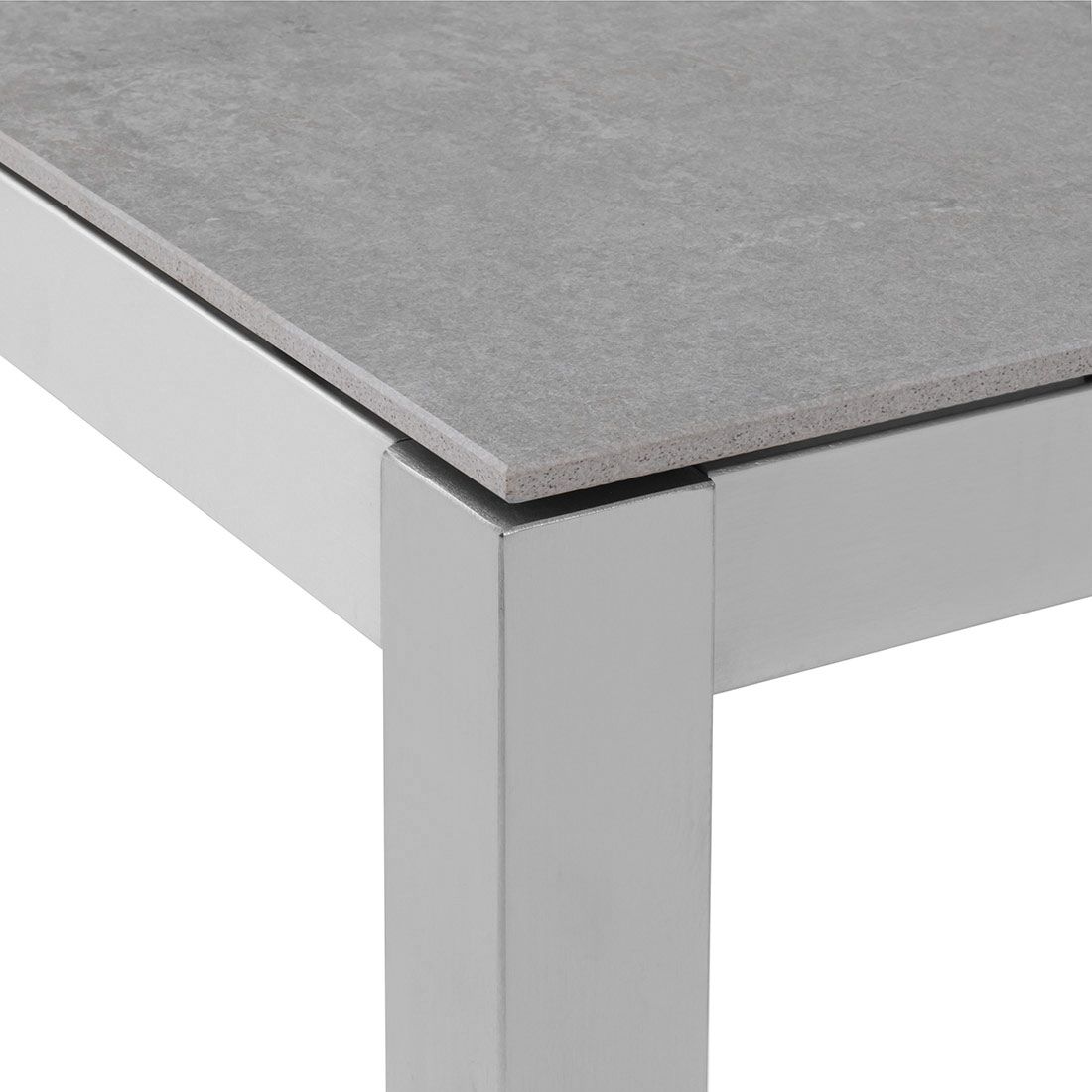 Solpuri Classic Gartentisch 220x100 cm Edelstahl/Dekton