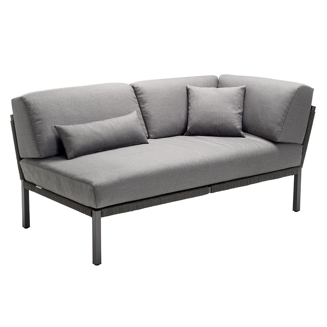 Solpuri Club Gartensofa 171 cm Aluminium/Rope/Acryl