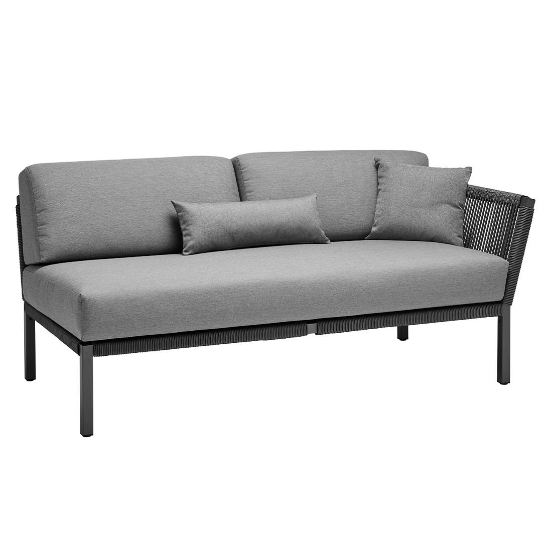 Solpuri Club Gartensofa 171 cm Aluminium/Rope/Acryl