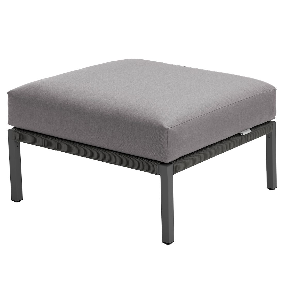 Solpuri Club Loungehocker Aluminium/Rope/Acryl