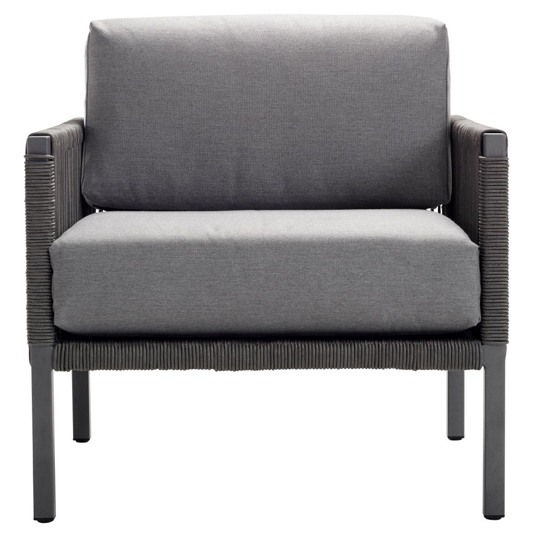 Solpuri Club Loungesessel Aluminium/Rope/Acryl