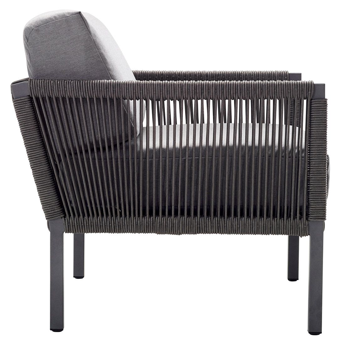 Solpuri Club Loungesessel Aluminium/Rope/Acryl