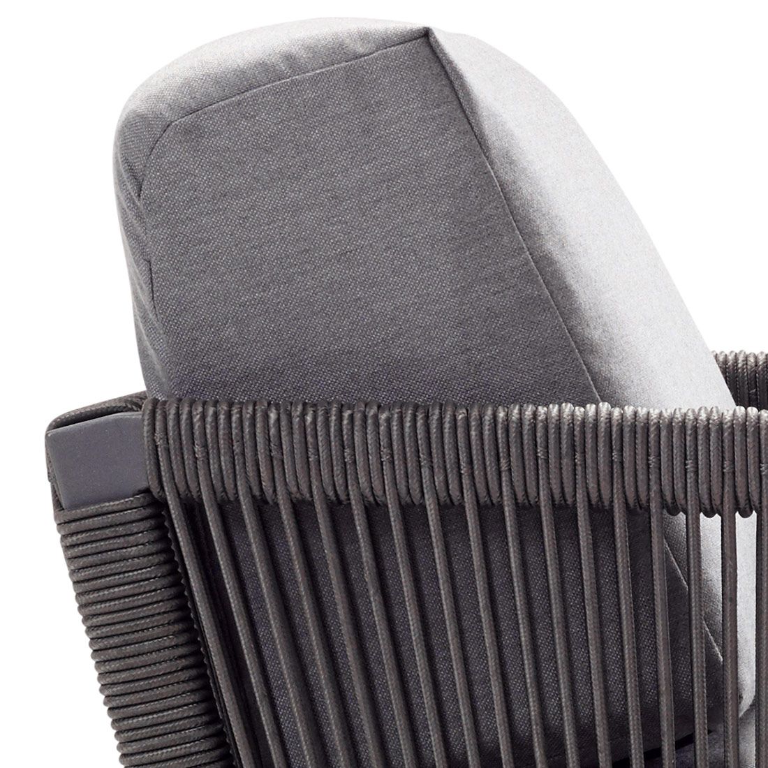 Solpuri Club Loungesessel Aluminium/Rope/Acryl