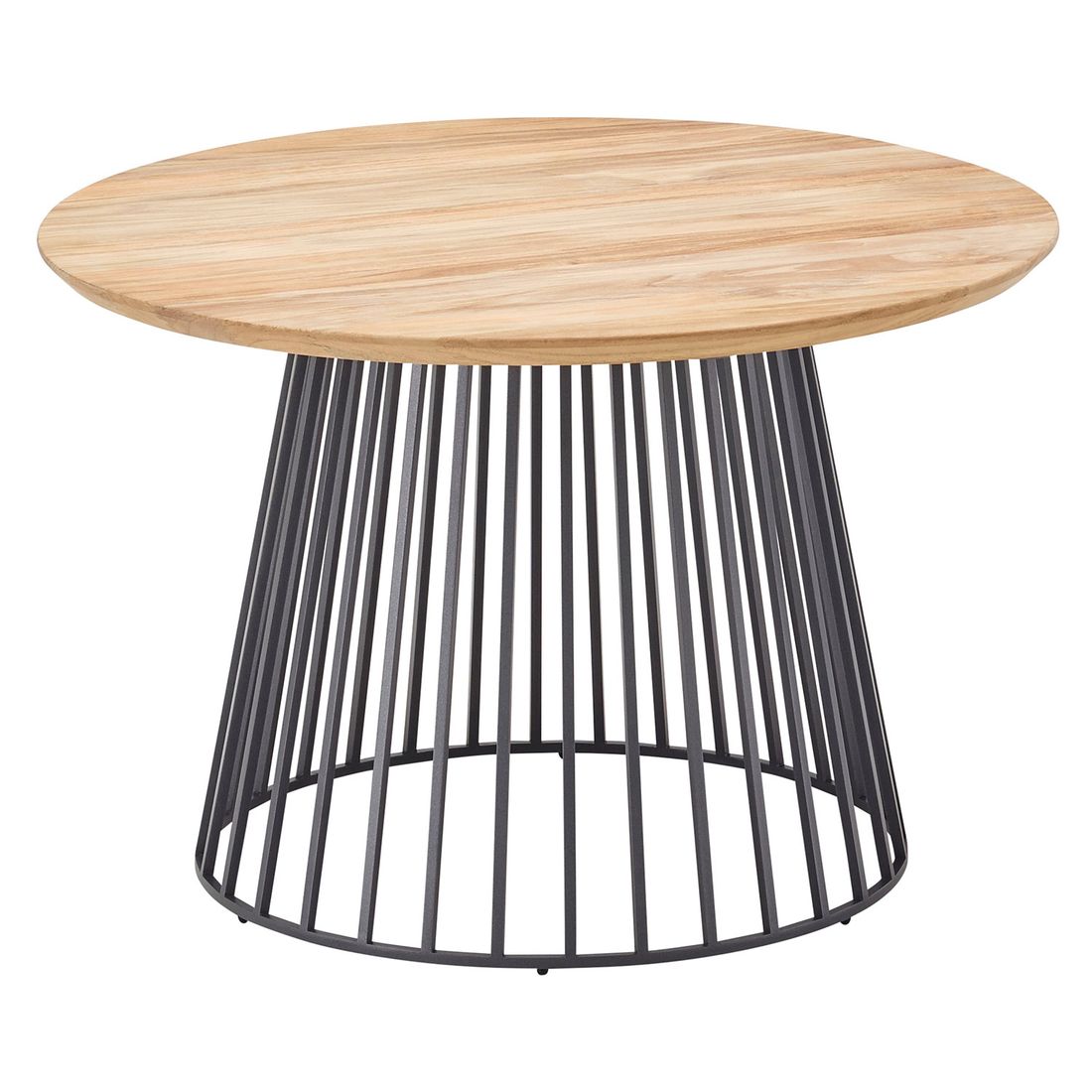 Solpuri Grid Beistelltisch Garten Aluminium/Teak