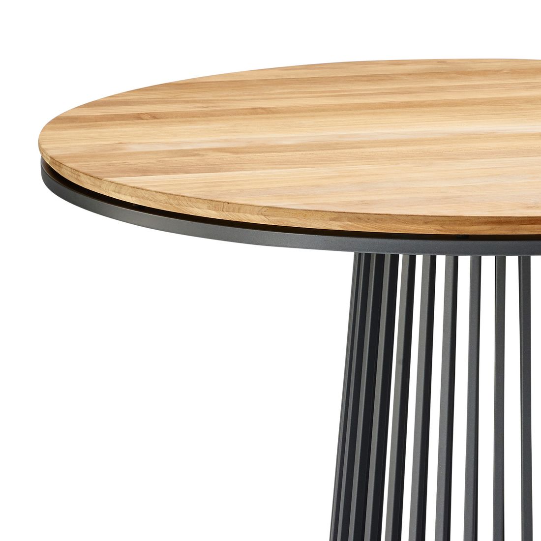 Solpuri Grid Gartentisch Aluminium/Teak