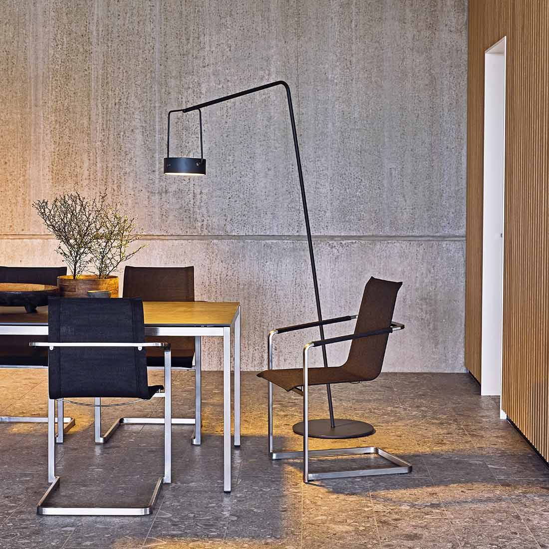 Solpuri Jazz Freischwinger Edelstahl/Textilene