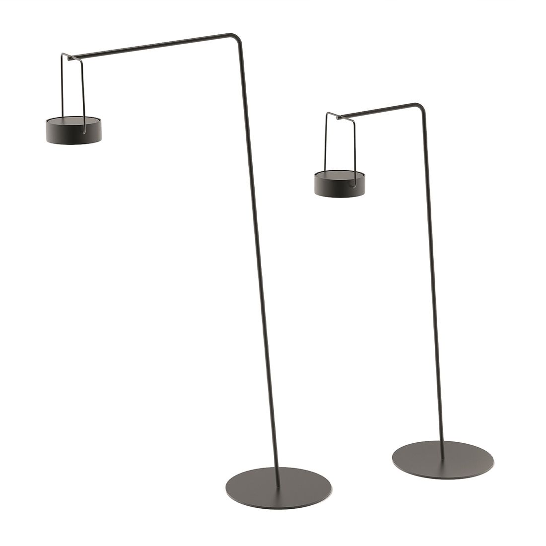 Solpuri Moon Ständer Midi Aluminium für Solar Pendelleuchte