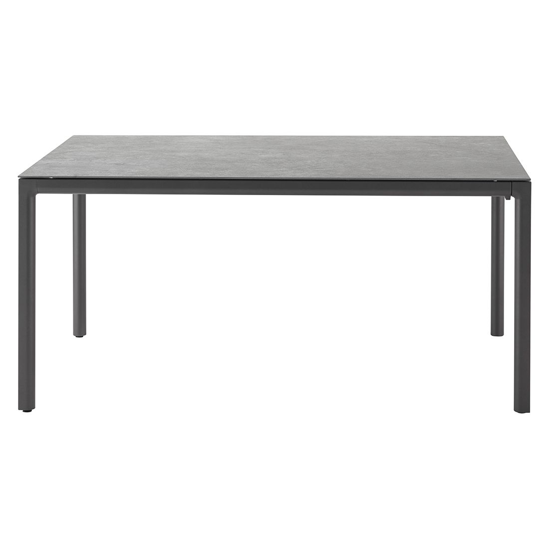 Solpuri Soft Ausziehtisch 160/220x100 cm Aluminium/Dekton