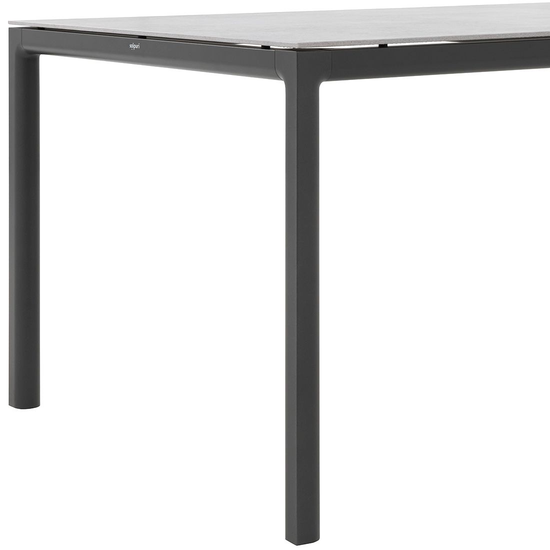 Solpuri Soft Gartentisch 200x100 cm Aluminium/Dekton