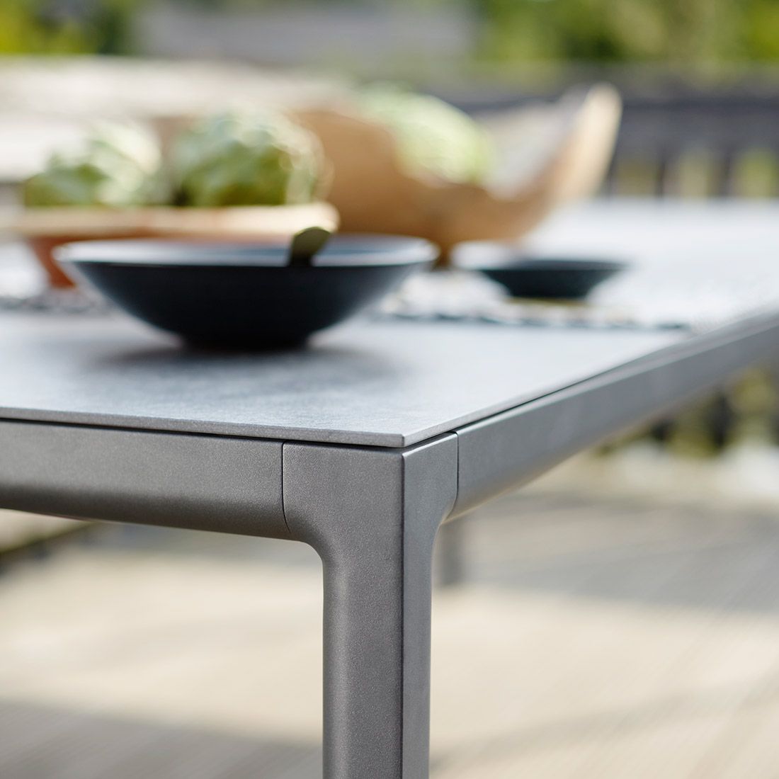 Solpuri Soft Gartentisch 200x100 cm Aluminium/Dekton