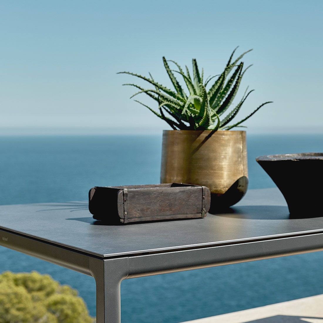 Solpuri Soft Gartentisch 200x100 cm Aluminium/Dekton