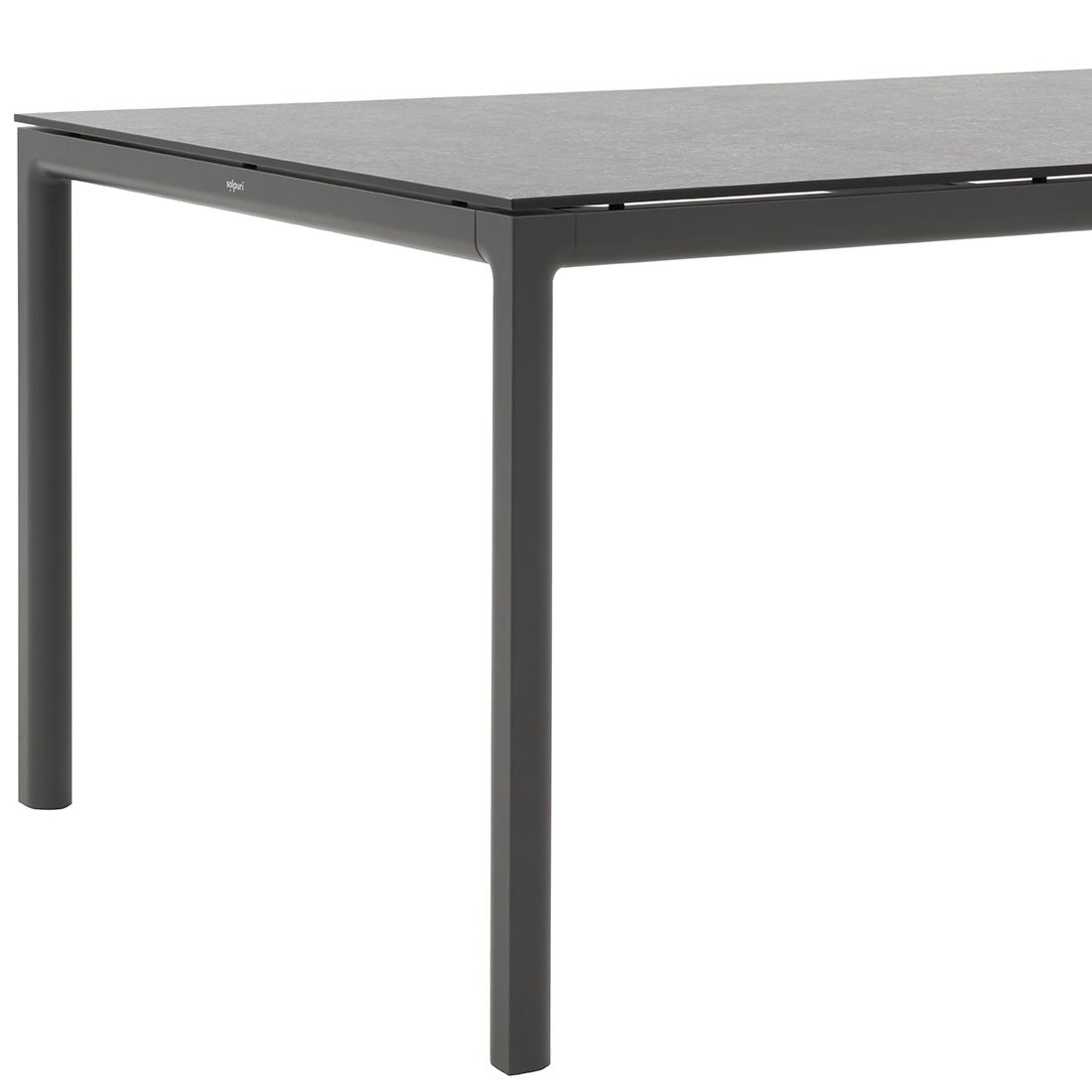 Solpuri Soft Gartentisch 200x100 cm Aluminium/HPL 3D
