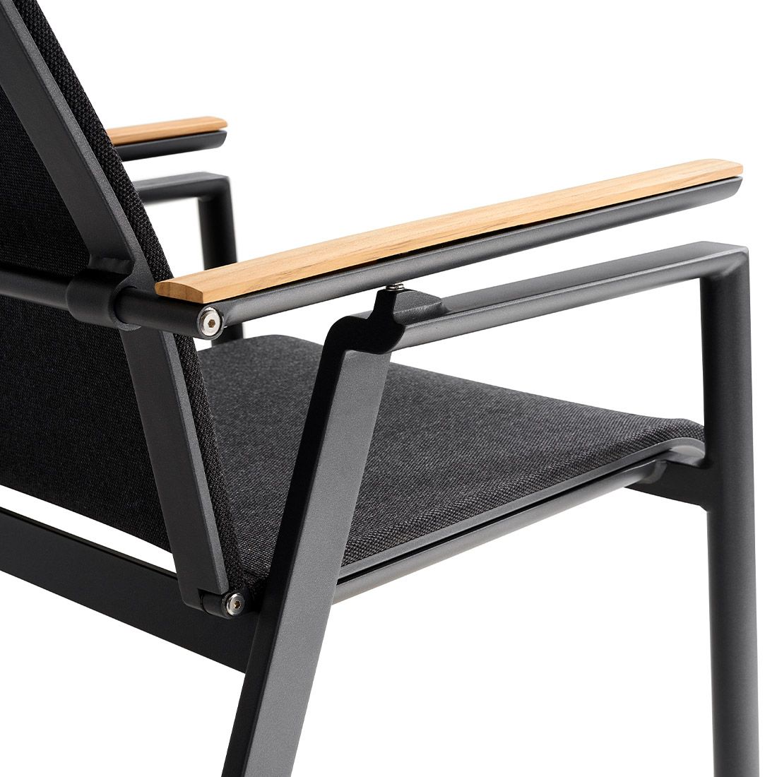 Solpuri Soul Gartensessel Aluminium/Textilene/Teak