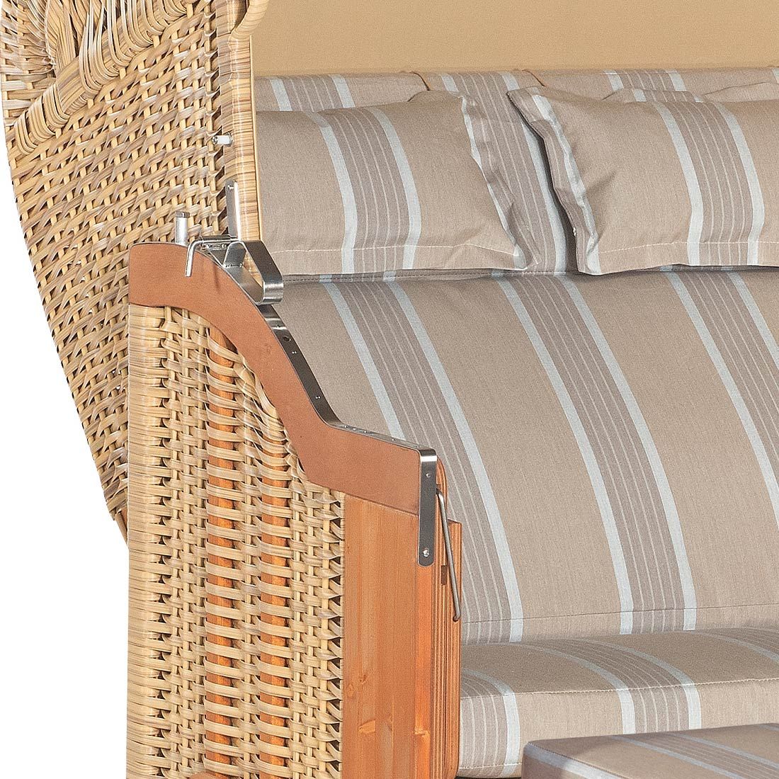 SonnenPartner Classic Strandkorb Geflecht/Fichte