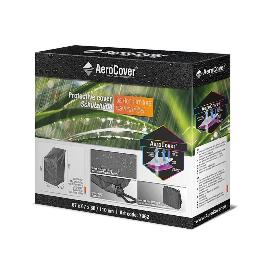 AeroCover Gartenstuhl Schutzhülle 67x67x80/110cm Polyester