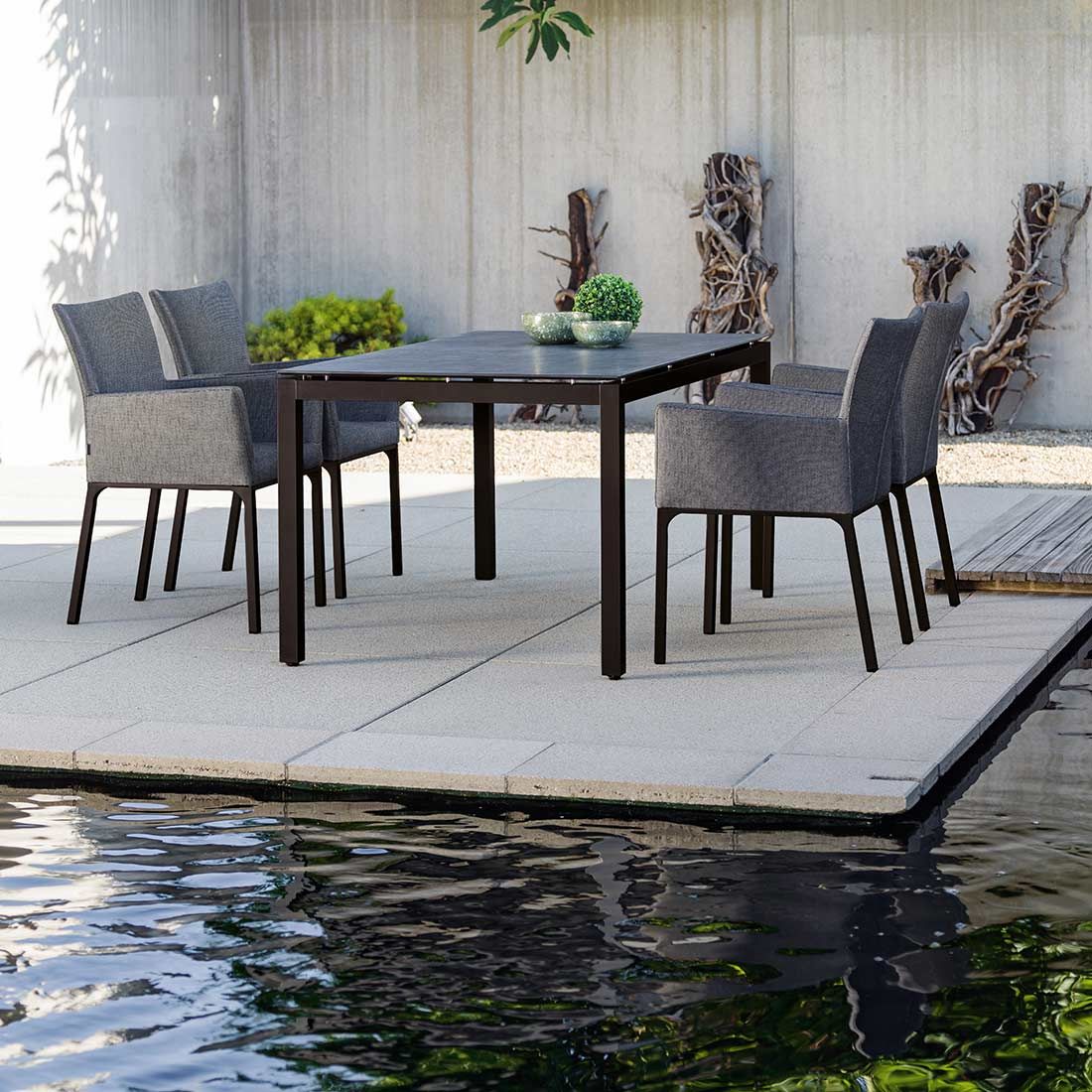 Stern Artus Gartenmöebel-Set M (4 Plätze) Tisch 160x90cm