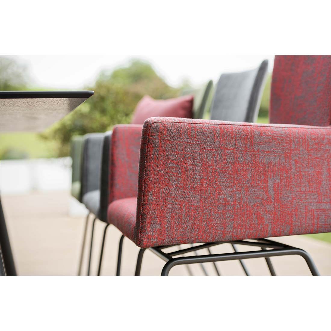 Stern Artus VIP Diningsessel Edelstahl/Outdoorstoff