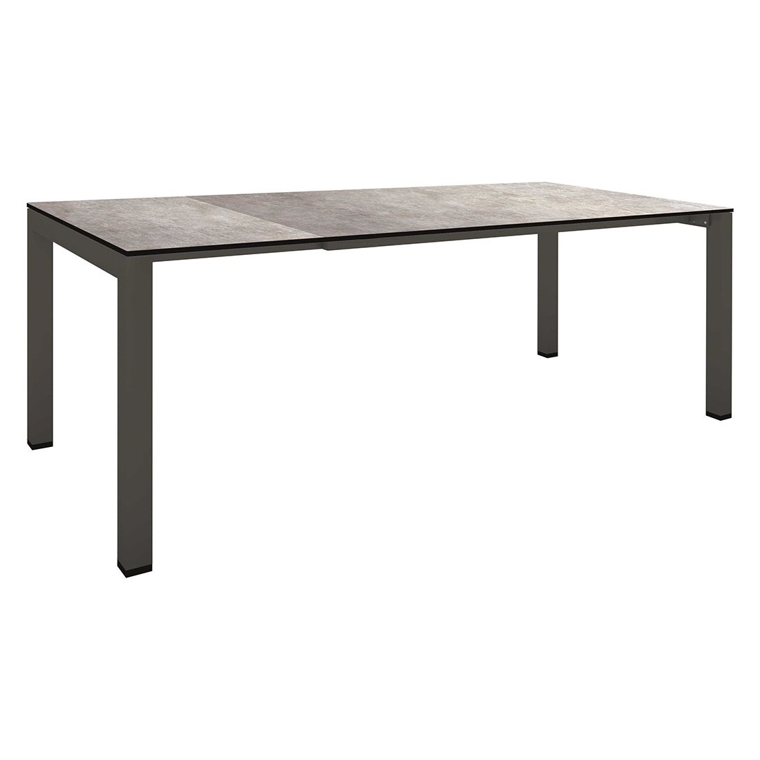 Stern Ausziehtisch 160/210x90cm Aluminium/Silverstar