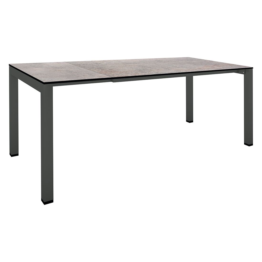 Stern Ausziehtisch 160/210x90cm Aluminium/Silverstar