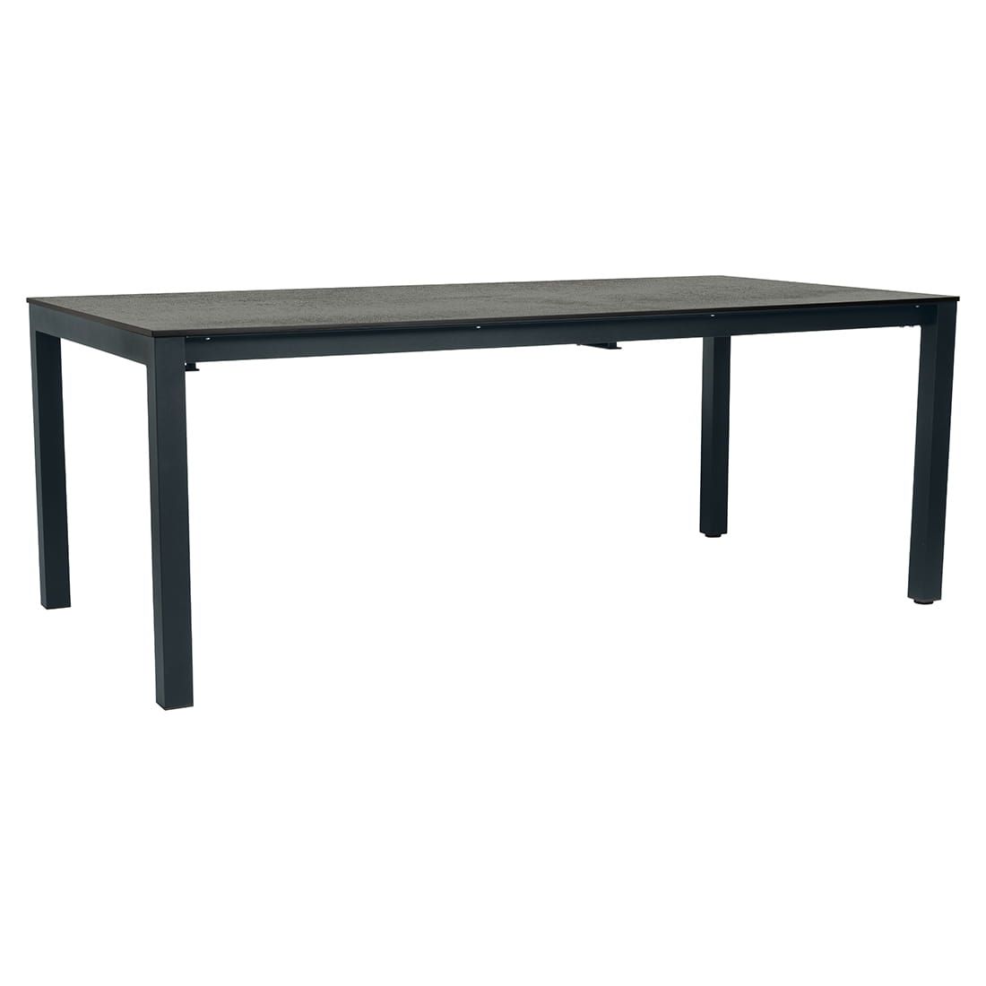 Stern Ausziehtisch 200/250x100cm Aluminium/Silverstar