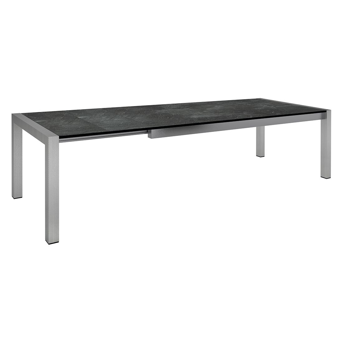 Stern Ausziehtisch 214/254/294x100cm Edelstahl/Silverstar