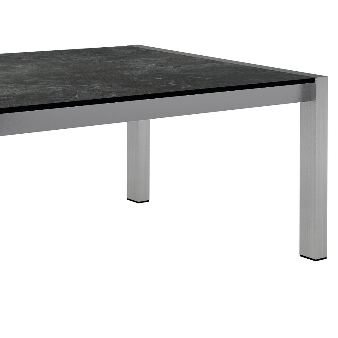 Stern Ausziehtisch 214/254/294x100cm Edelstahl/Silverstar