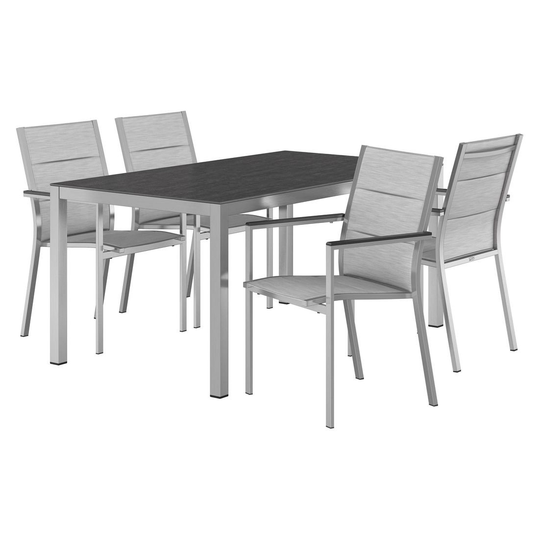 Stern Cardiff Gartenmöbel-Set 5-tlg. Tisch 160x90cm