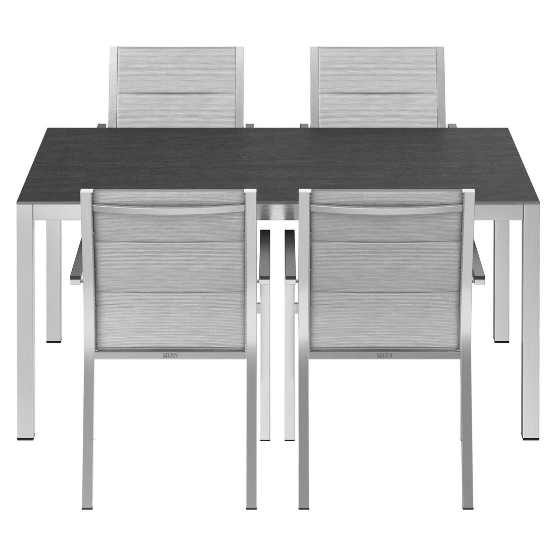 Stern Cardiff Gartenmöbel-Set 5-tlg. Tisch 160x90cm